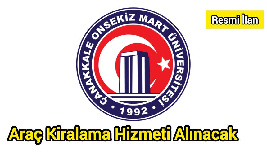 Araç Kiralama Hizmeti Alınacak