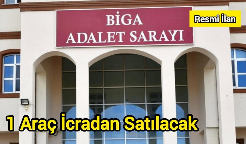 1 Araç İcradan Satılacak