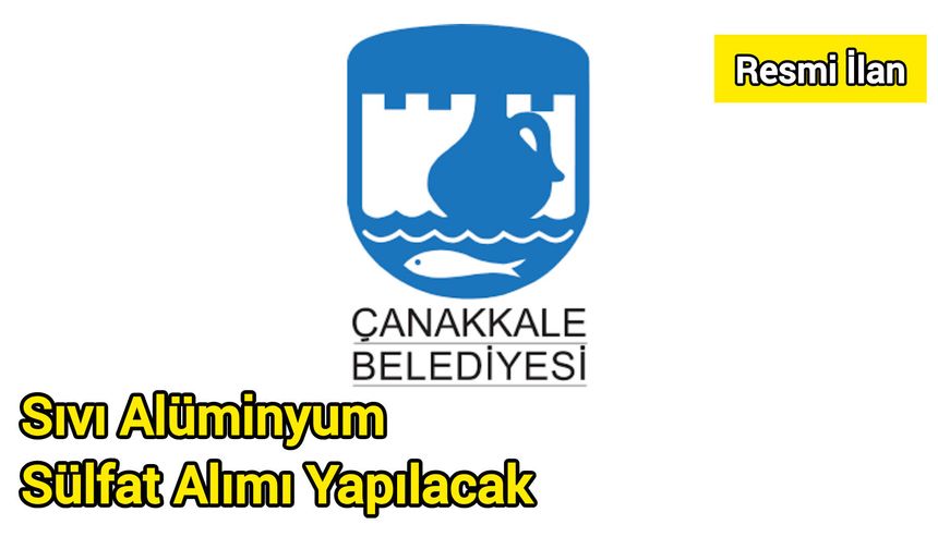 Sıvı Alüminyum Sülfat Alımı Yapılacak