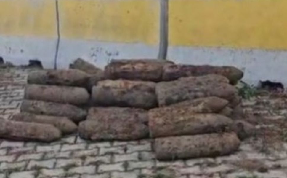 Çanakkale Savaşları'ndan kaldığı değerlendirilen 50 top mermisi bulundu