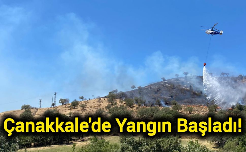 Çanakkale'de Yangın Başladı!