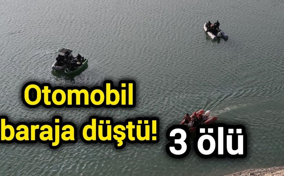 Otomobil baraja düştü! 3 ölü