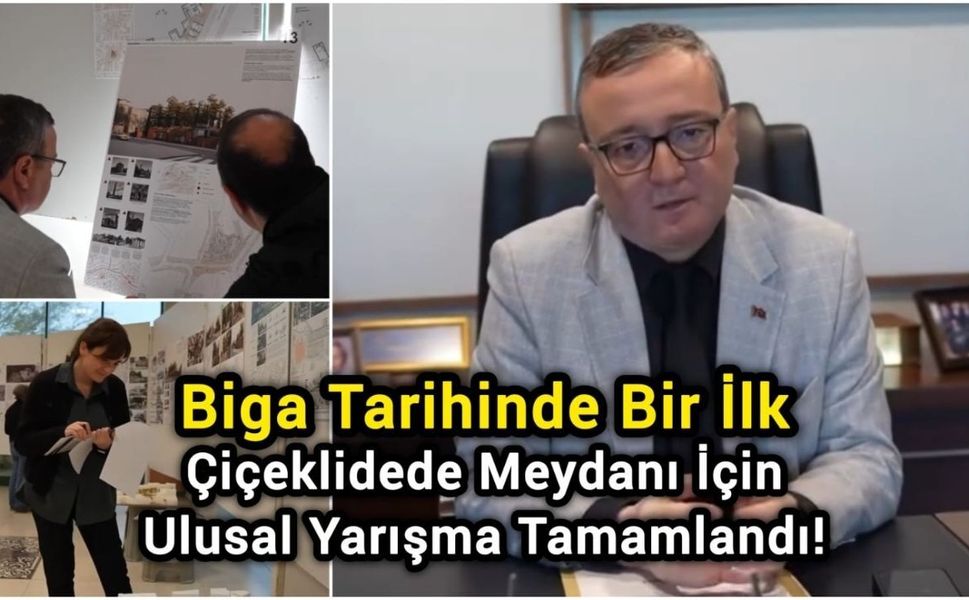 Biga Tarihinde Bir İlk: Çiçeklidede Meydanı İçin Ulusal Yarışma Tamamlandı!