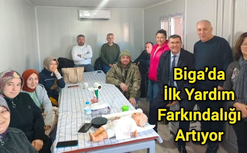 Biga’da İlk Yardım Farkındalığı Artıyor