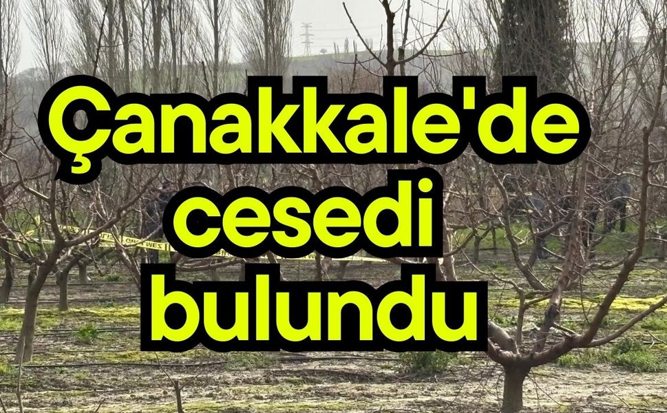 Çanakkale'de cesedi bulundu (Video)