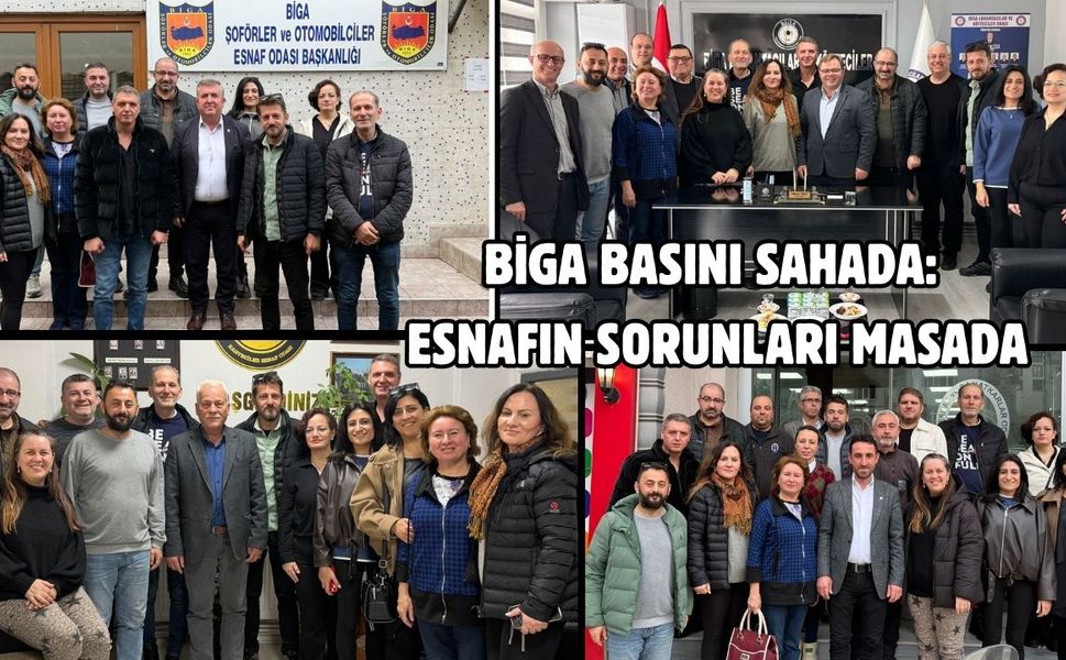 Biga Basını oda başkanlarıyla buluştu