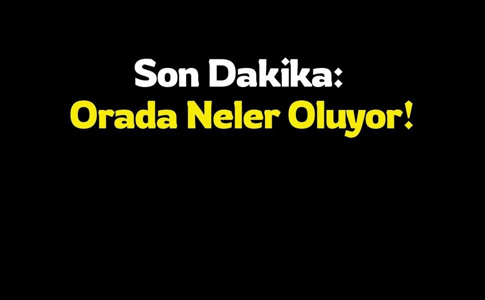 Orada Neler Oluyor!