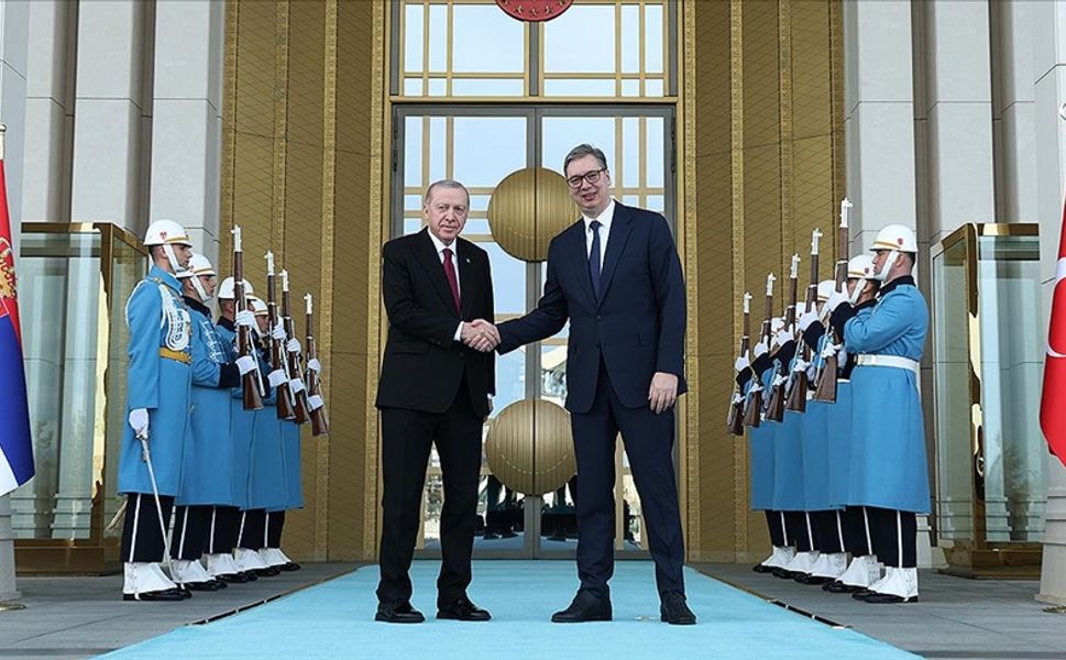 Cumhurbaşkanı Erdoğan, Sırbistan Cumhurbaşkanı Vucic ile görüştü