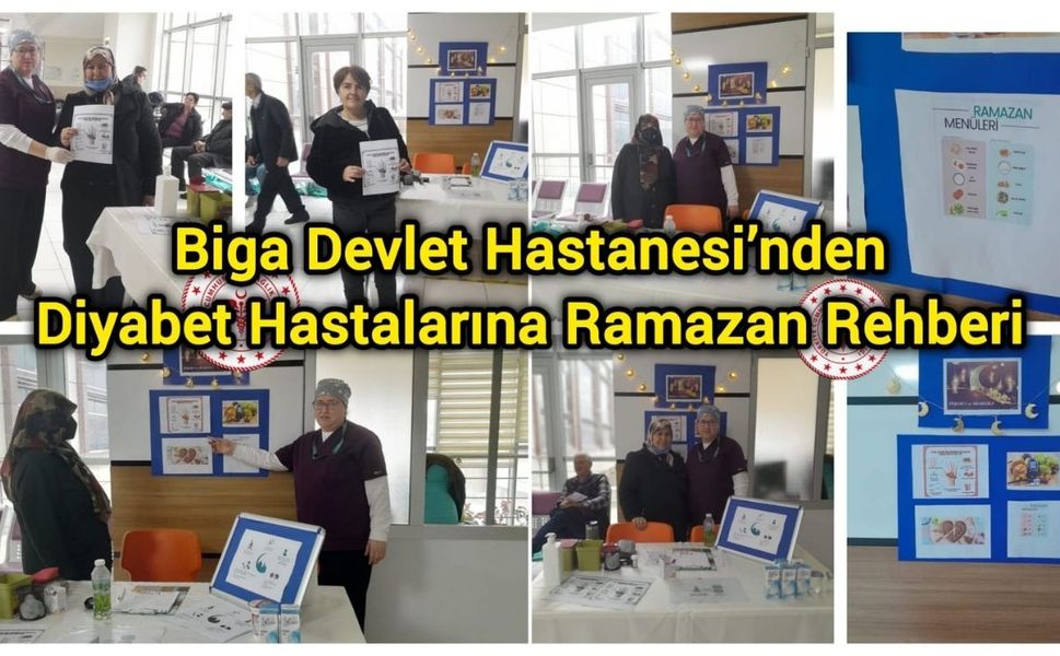 Biga Devlet Hastanesi’nden Diyabet Hastalarına Ramazan Rehberi