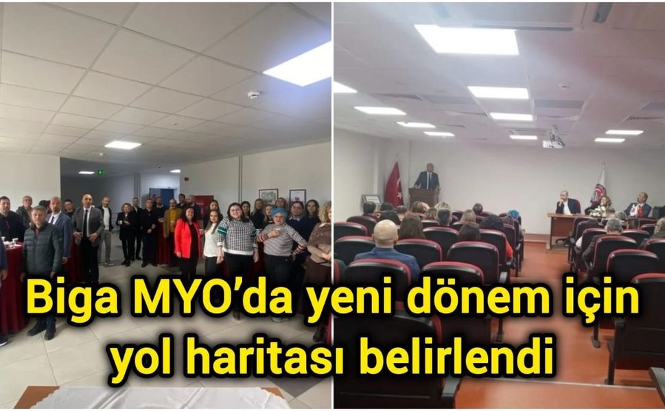 Biga MYO’da yeni dönem için yol haritası belirlendi