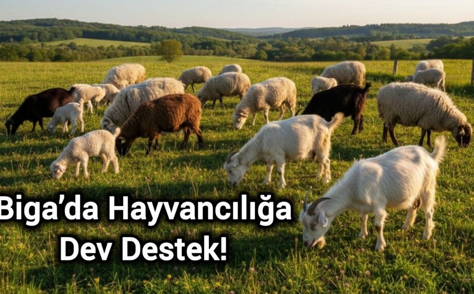 Biga’da Hayvancılığa Dev Destek: "Kırsalda Bereket, Küçükbaşa Destek" Başlıyor!