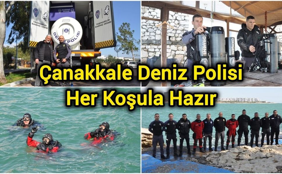 Çanakkale Deniz Polisi Her Koşula Hazır