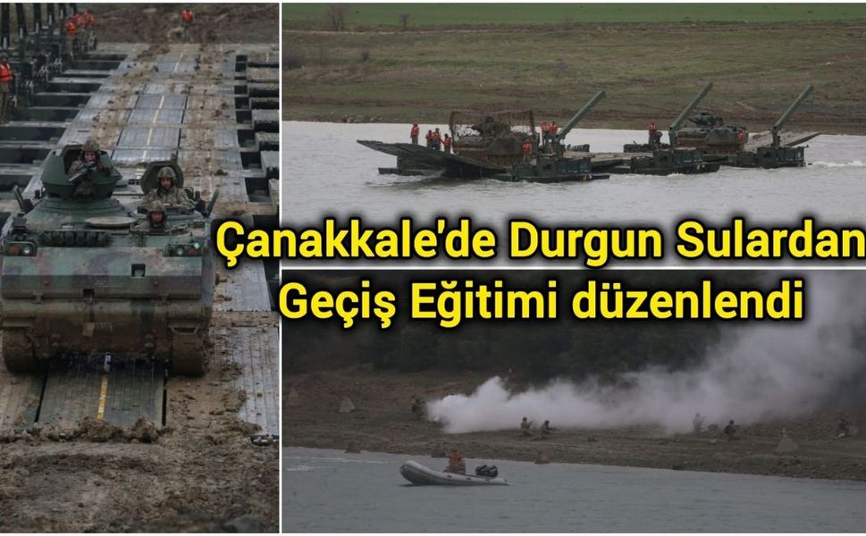 Çanakkale'de Durgun Sulardan Geçiş Eğitimi düzenlendi