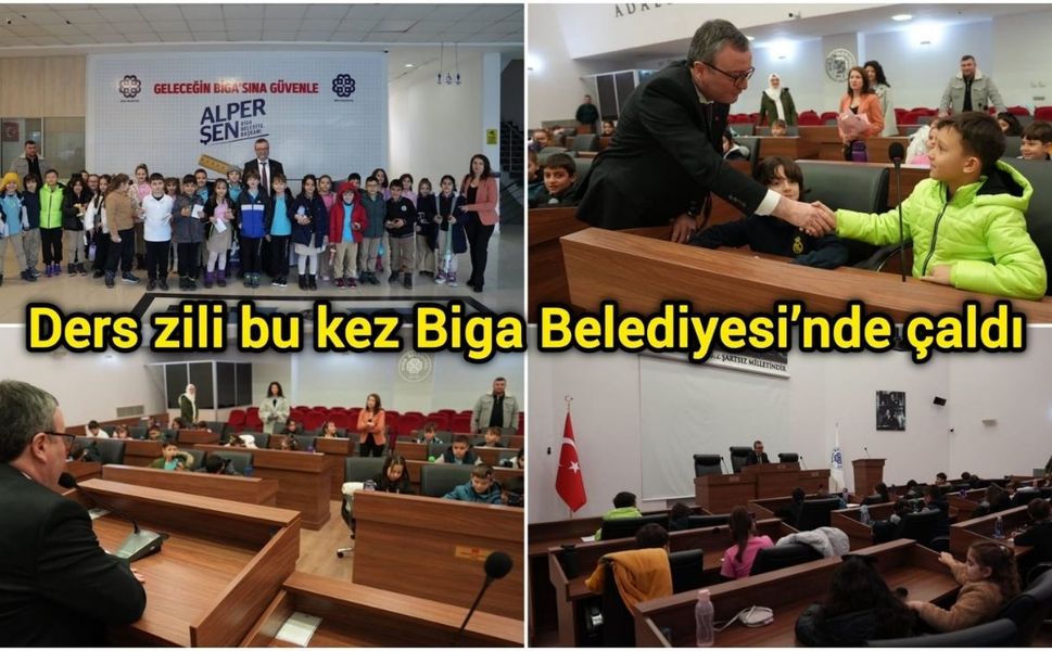 Ders zili bu kez Biga Belediyesi’nde çaldı