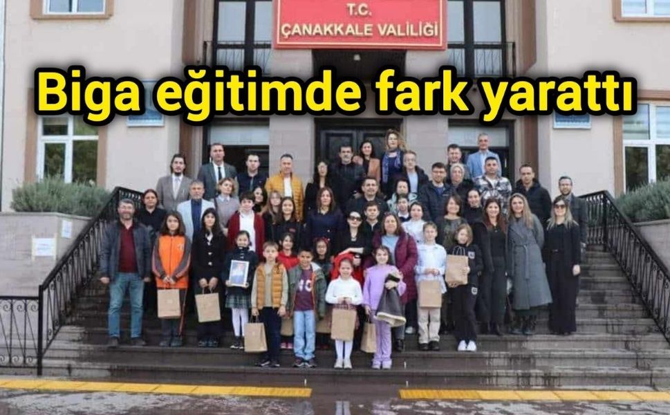 Biga eğitimde fark yarattı