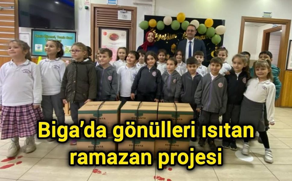 Biga’da gönülleri ısıtan ramazan projesi
