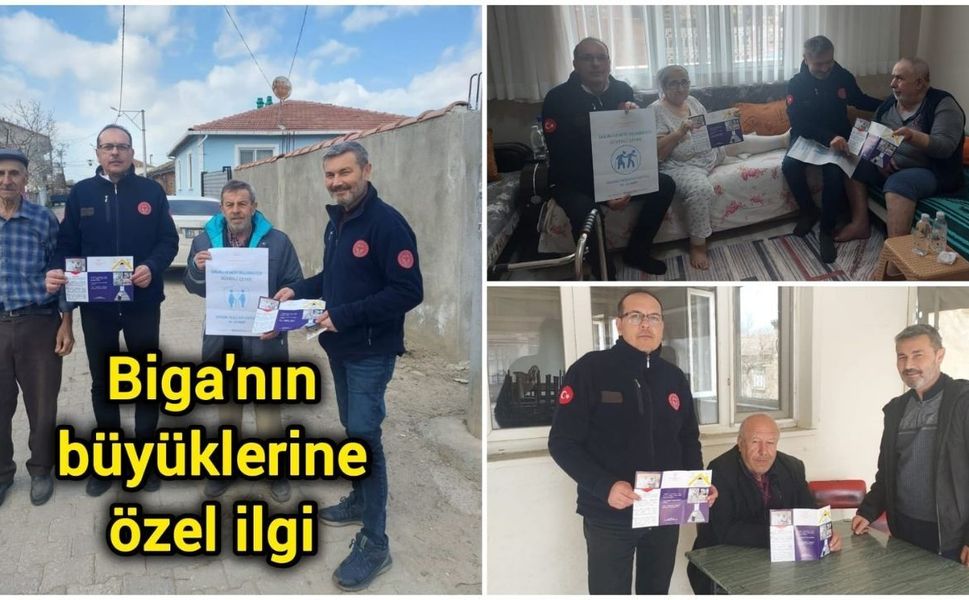 Biga'nın büyüklerine özel ilgi