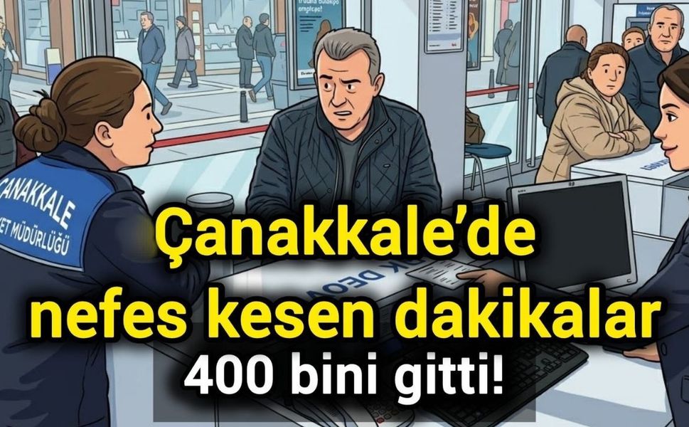 Çanakkale’de nefes kesen dakikalar: 400 bini gitti!