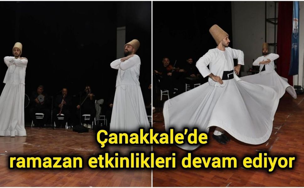 Çanakkale’de ramazan etkinlikleri devam ediyor