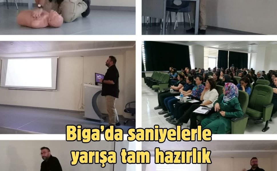 Biga’da saniyelerle yarışa tam hazırlık