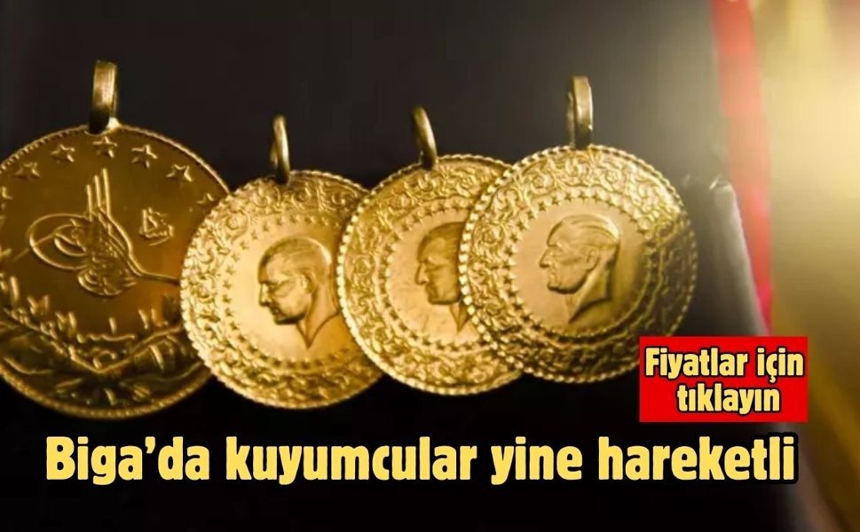 Biga’da kuyumcular yine hareketli