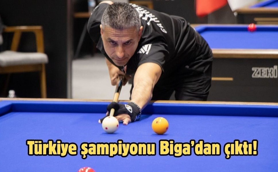 Türkiye şampiyonu Biga’dan çıktı! Berk Anlıpak kupayı kaldırdı