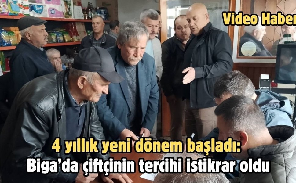 4 yıllık yeni dönem başladı: Biga’da çiftçinin tercihi istikrar oldu