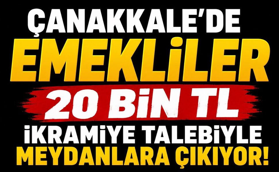 Emekliler 20 Bin TL İkramiye Talebiyle Alanlara Çıkıyor