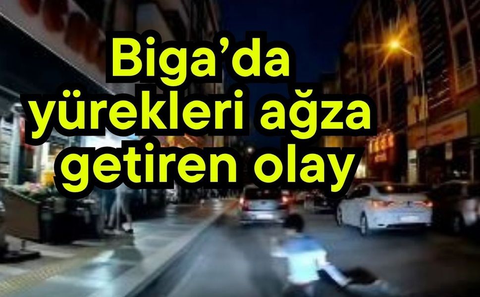 Biga&rsquo;da y&uuml;rekleri ağza getiren olay