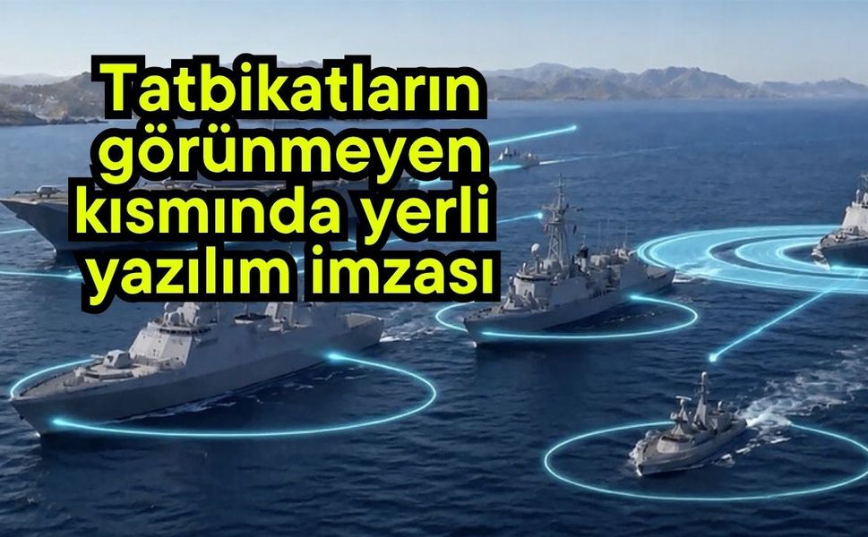 Tatbikatların görünmeyen kısmında yerli yazılım imzası