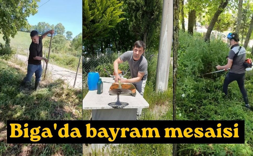 Biga'da bayram mesaisi