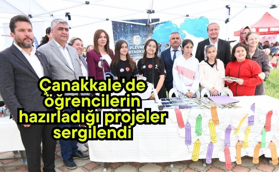 Çanakkale'de öğrencilerin hazırladığı projeler sergilendi