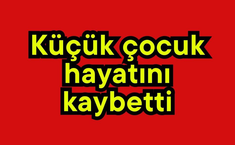 Küçük çocuk hayatını kaybetti