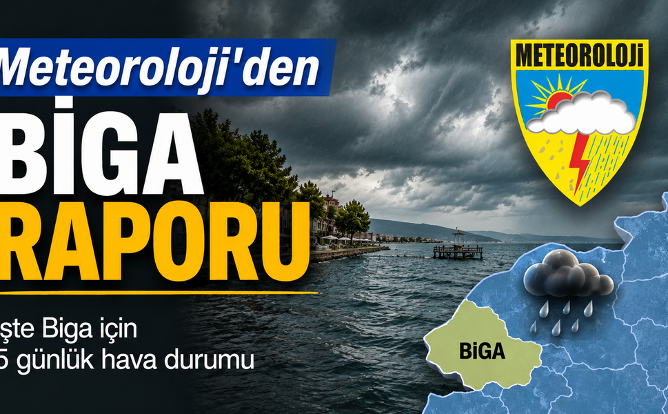 Meteoroloji'den Biga Raporu