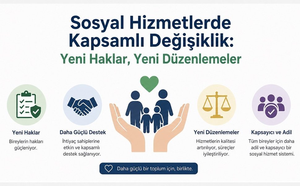 Sosyal Hizmetlerde Kapsamlı Değişiklik: Yeni Haklar, Yeni Düzenlemeler