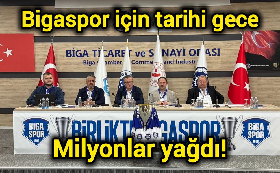Bigaspor için tarihi gece: Milyonlar yağdı!