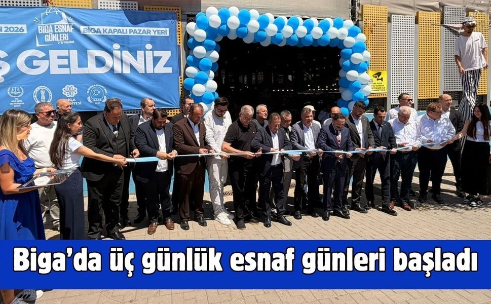 Biga’da üç günlük esnaf günleri başladı