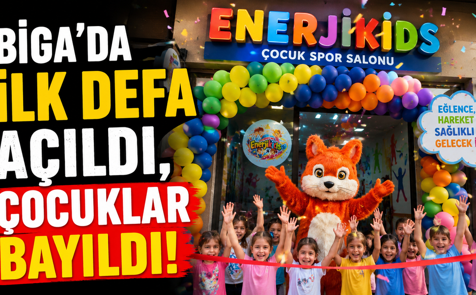 Biga’da ilk defa açıldı, çocuklar bayıldı!