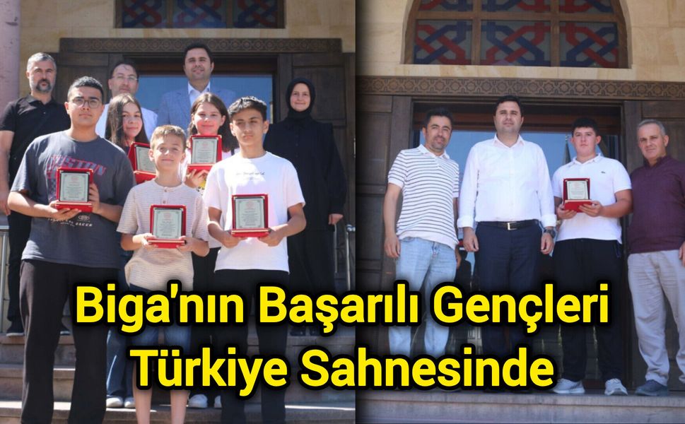 Biga'nın Başarılı Gençleri Türkiye Sahnesinde