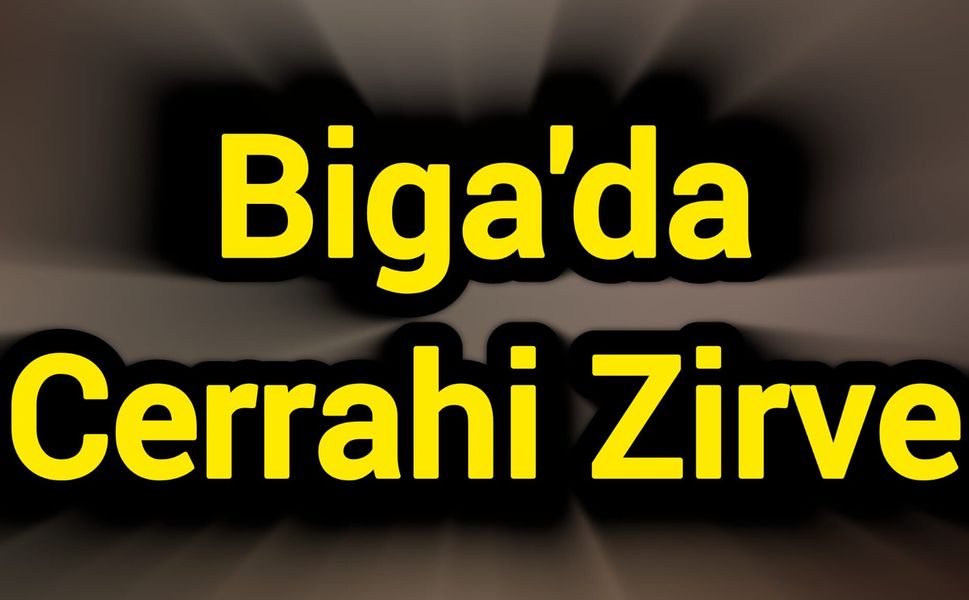 Biga'da Cerrahi Zirve