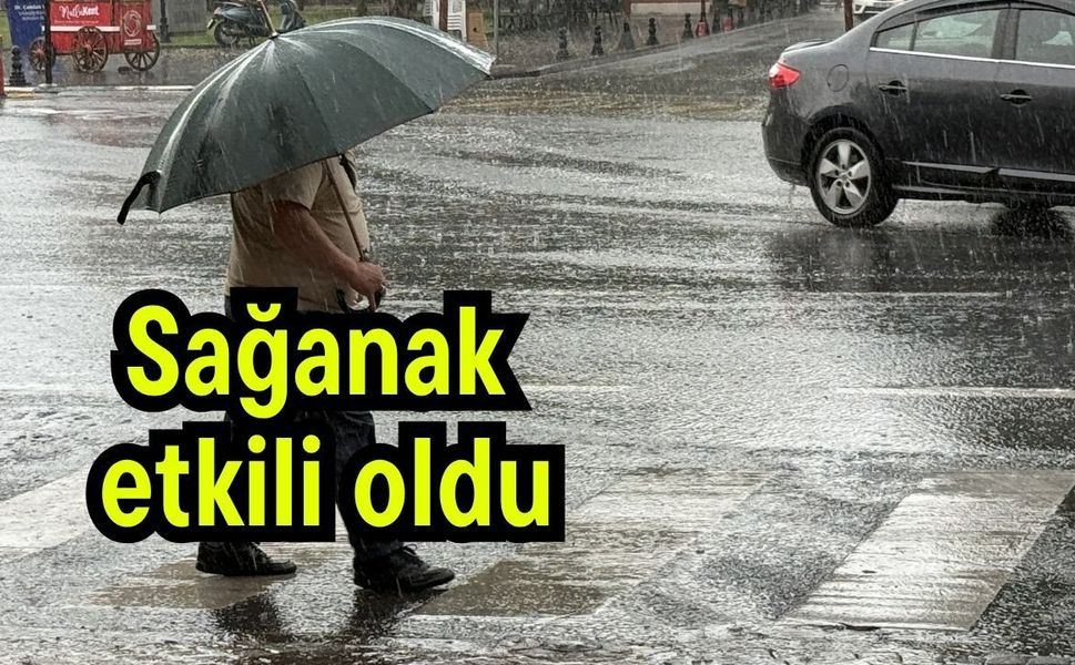 Sağanak etkili oldu