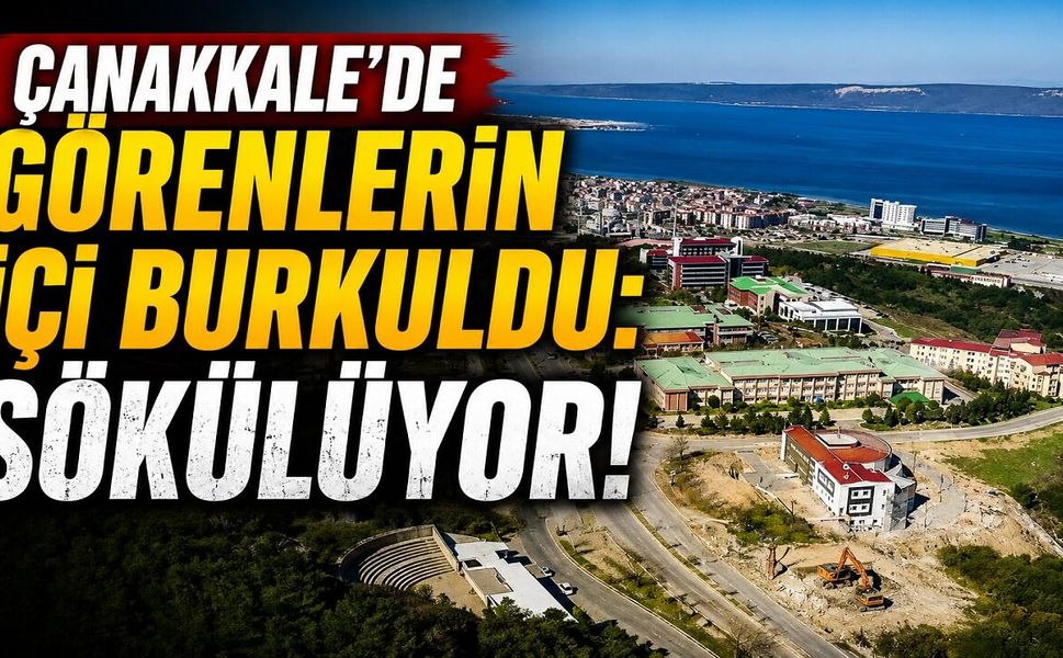 Çanakkale’de görenlerin içi burkuldu: Sökülüyor!
