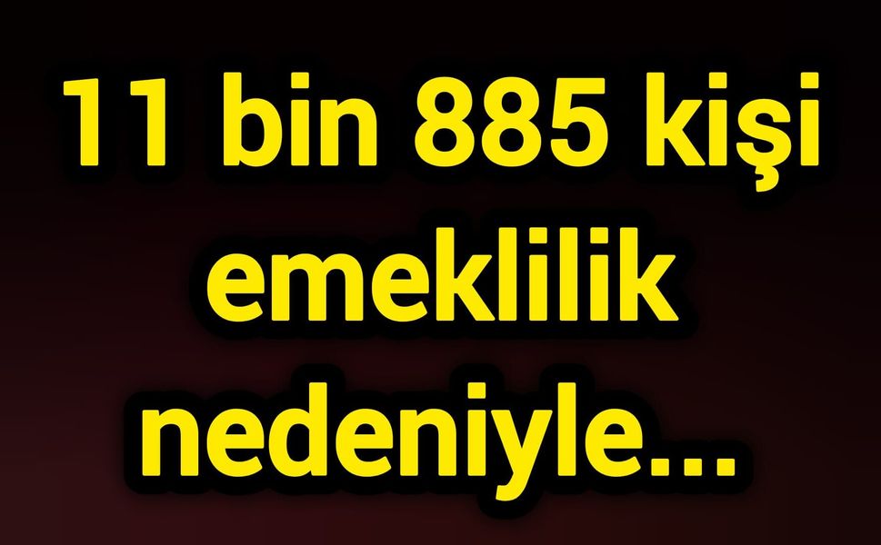 11 bin 885 kişi emeklilik nedeniyle şehir değiştirdi