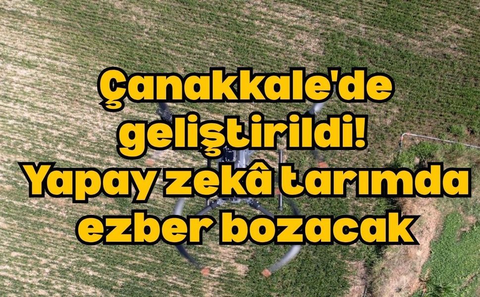Çanakkale'de geliştirildi! Yapay zekâ tarımda ezber bozacak