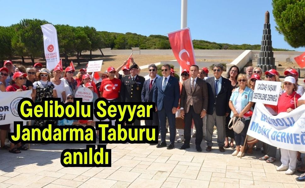 Gelibolu Seyyar Jandarma Taburu anıldı