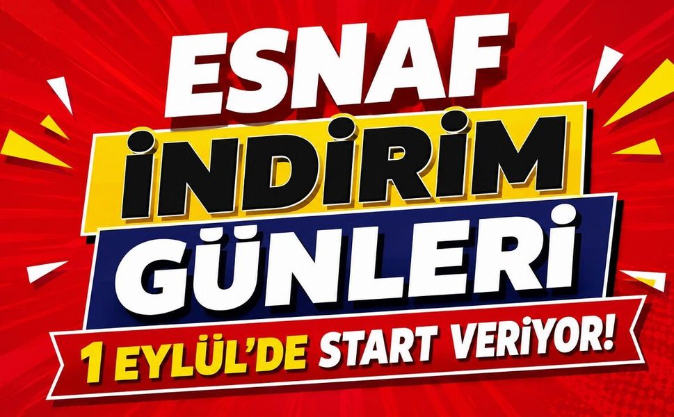 Esnaf İndirim Günleri Başlıyor! 1 Eylül’de Start Veriyor