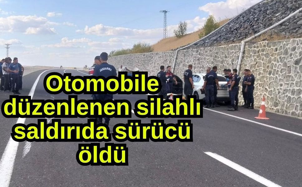 Otomobile düzenlenen silahlı saldırıda sürücü öldü