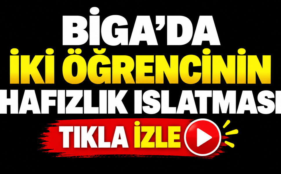 Biga’da iki öğrencinin hafızlık ıslatması yapıldı