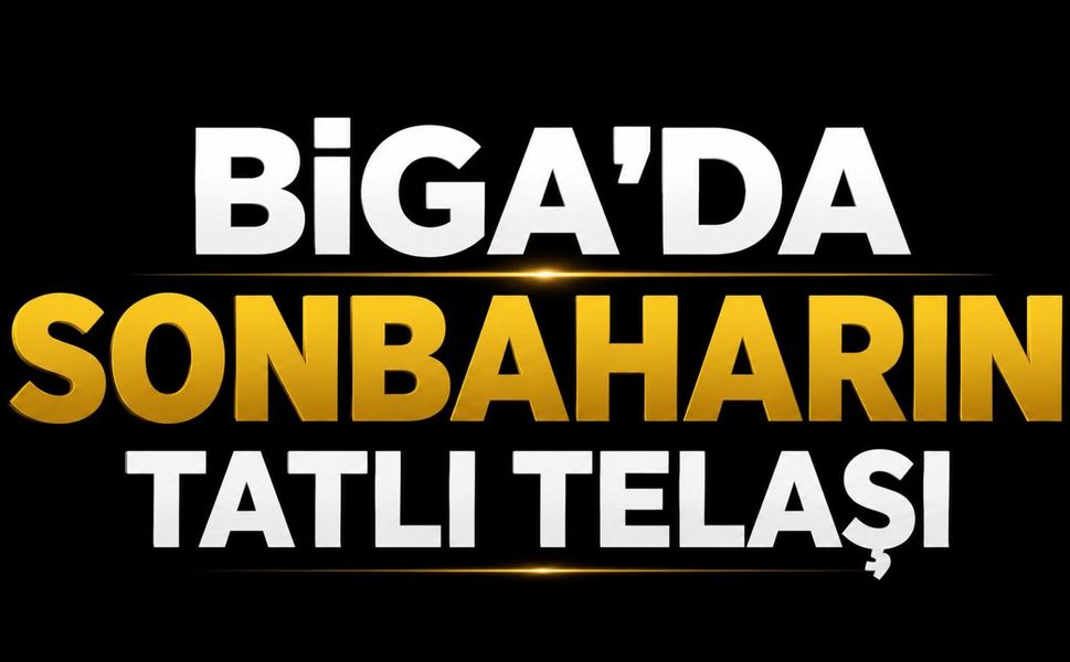 Biga’da sonbaharın tatlı telaşı