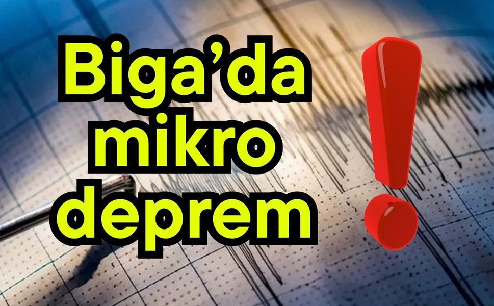 Biga’da mikro deprem!